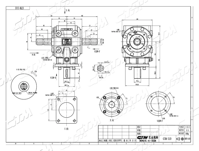 Serie de timón rotativo