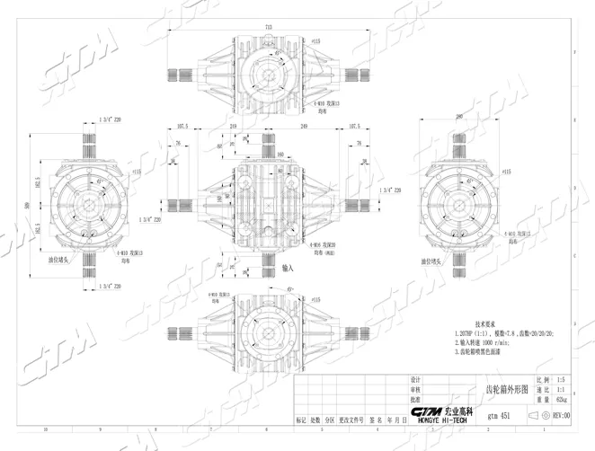 Serie de timón rotativo